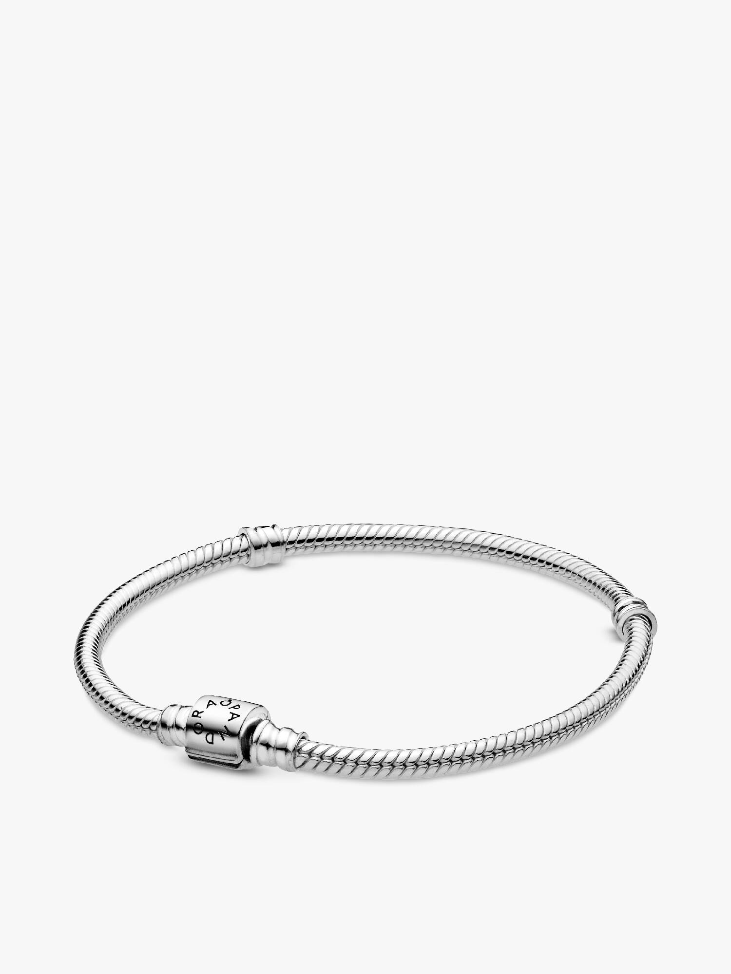 Barrel Clasp Snake Chain Bracelet