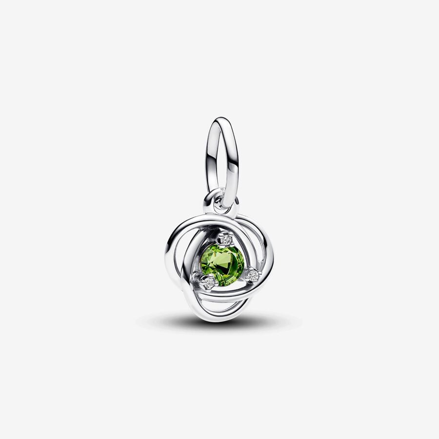 Spring Green Eternity Circle Dangle Charm image number 0