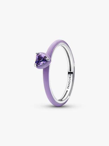 Pandora ME 紫色脈輪之心戒指