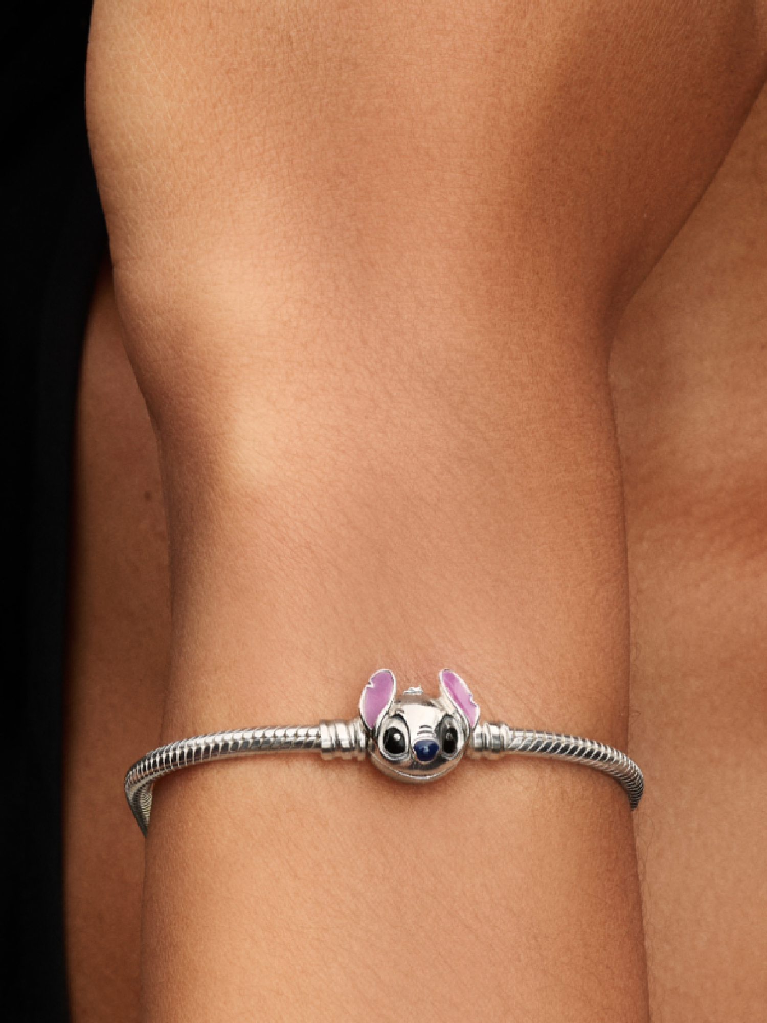 Disney Stitch Snake Chain Bracelet | Sterling silver | Pandora HK