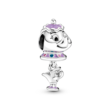 Disney Beauty and the Beast Mrs. Potts and Chip Dangle Charm