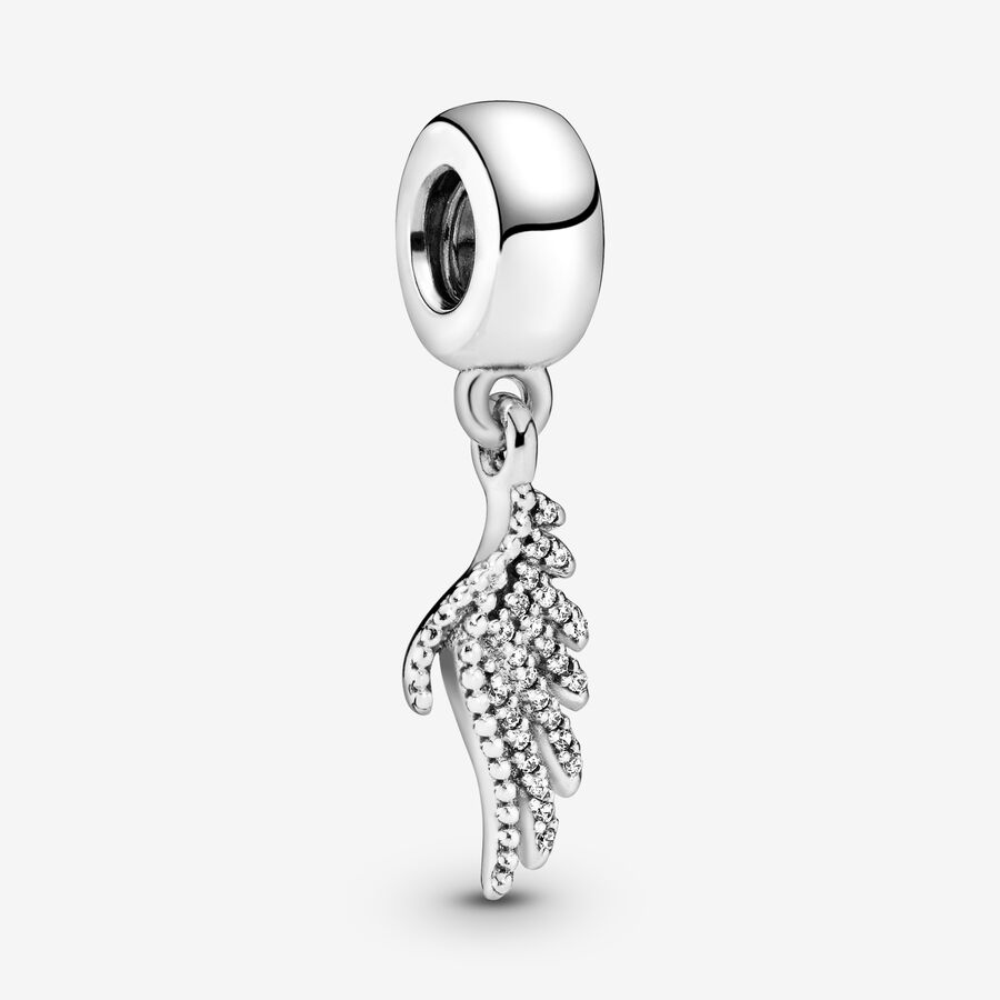 Shimmering Phoenix Feather Dangle Charm image number 0