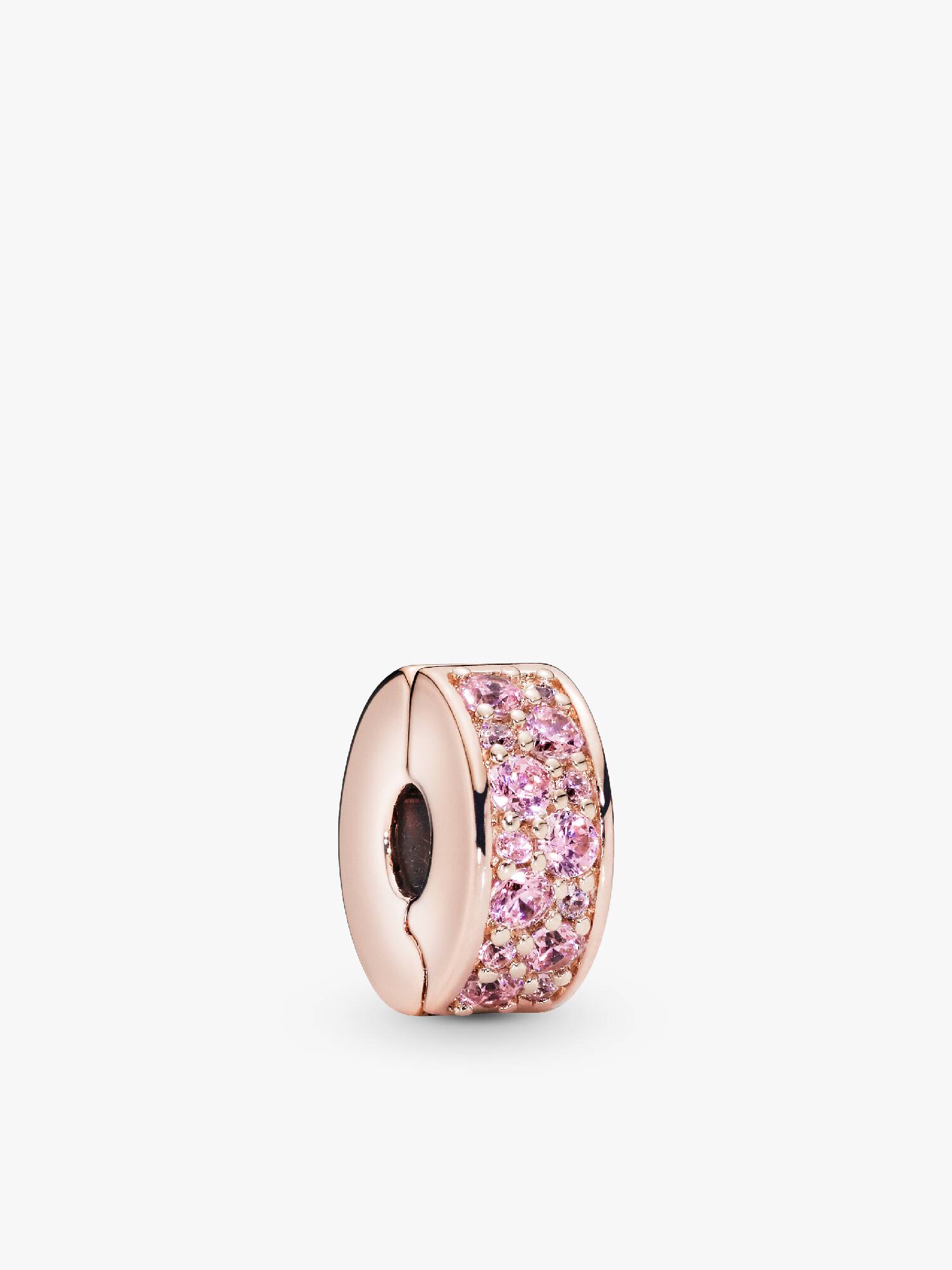 Pink Pavé Clip Charm