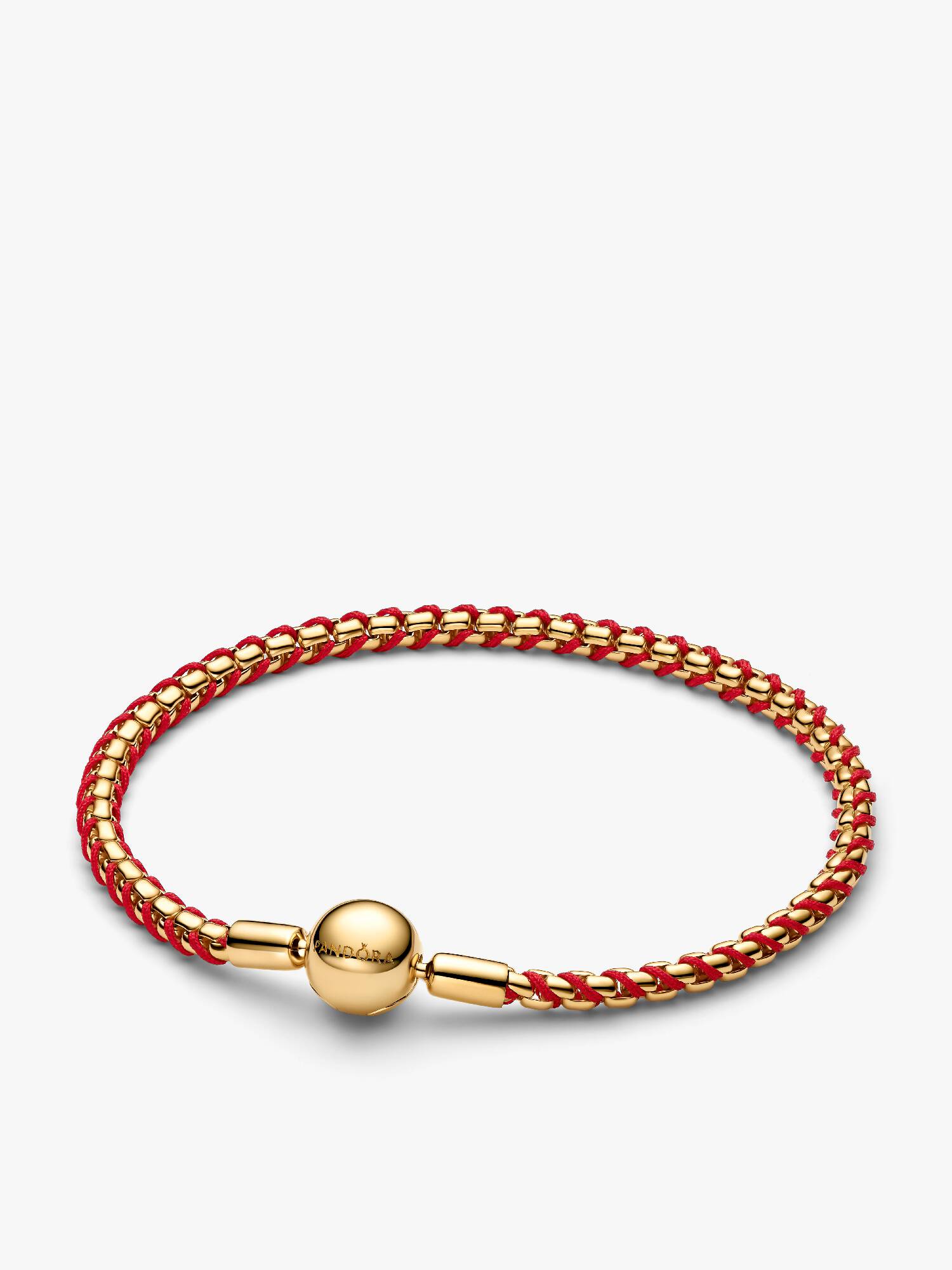 Red Cord Box Chain Bracelet