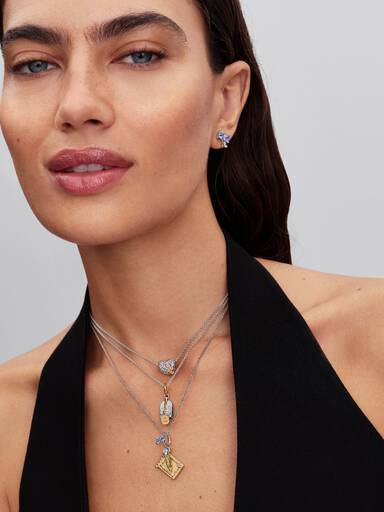 Bridgerton Honeycomb & Bee Heart Charm