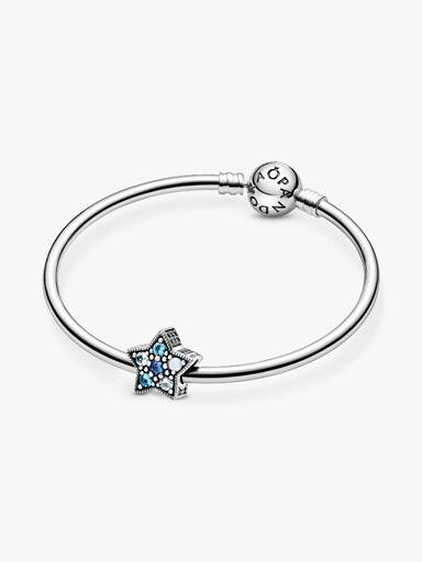 Bright Blue Star Charm