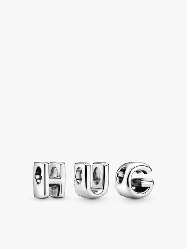 "HUG" Alphabet Charm Set