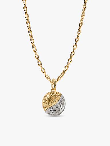 Sun and Moon Necklace Set