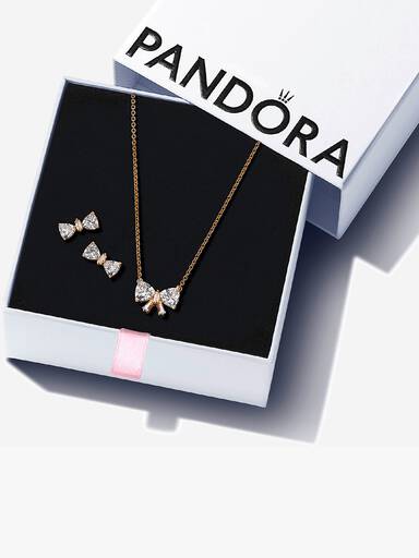 Sparkling Bow Jewellery Gift Set