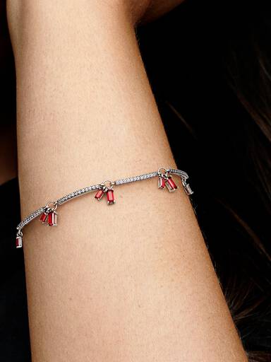 Firecracker Pavé Bars Bracelet