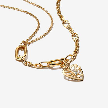 Pandora ME Heart & Rays Necklace Set