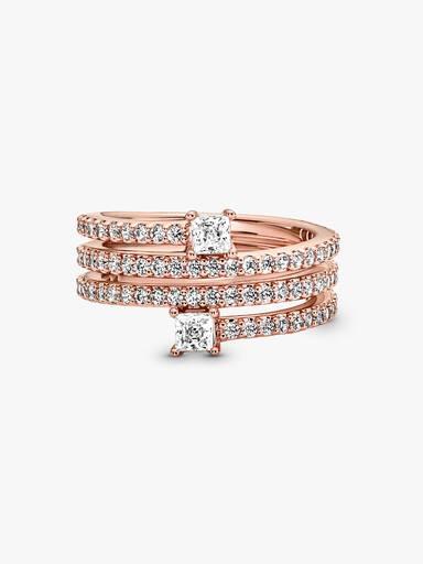 Triple Spiral Ring