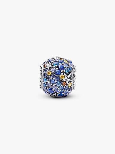 Planet Mercury & Stars Sparkling Charm