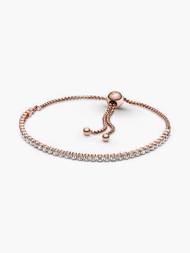 Sparkling Slider Tennis Bracelet