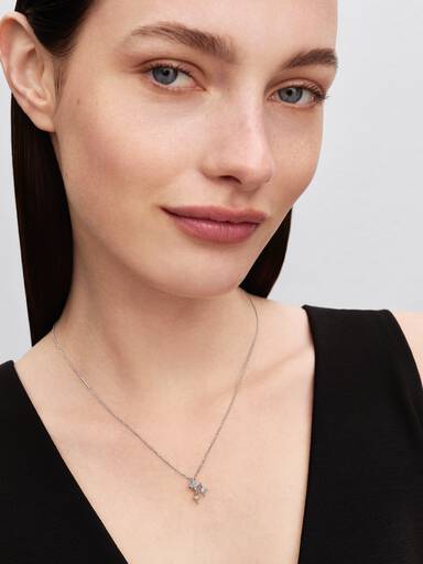 Triple Star Pendant Necklace