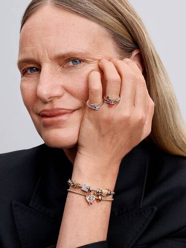粒紋飾扣手鏈
