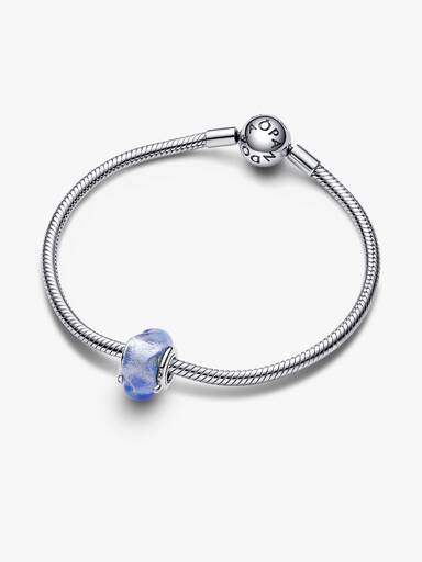 波浪藍 Murano 琉璃串飾