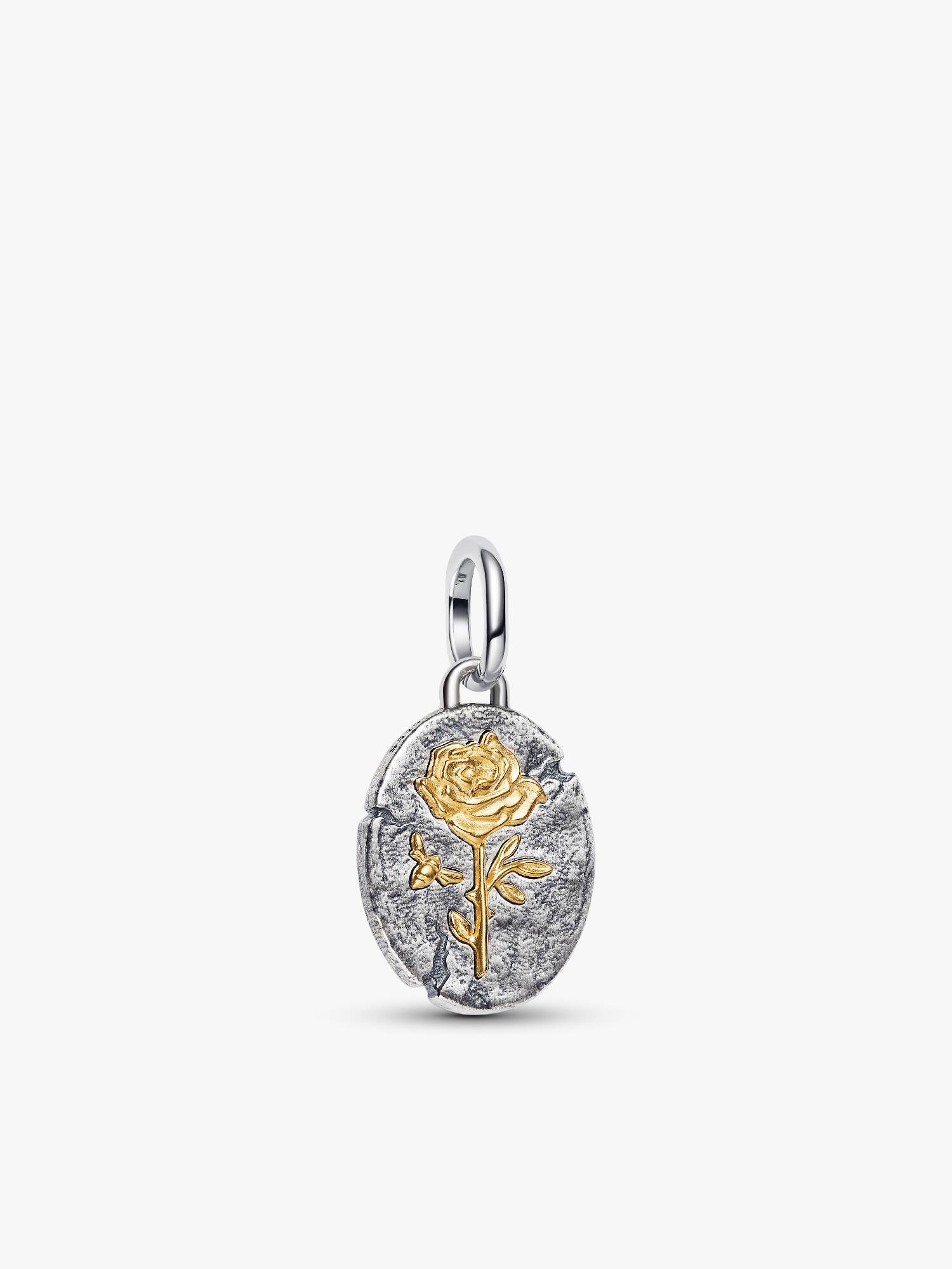Rose Medallion Charm