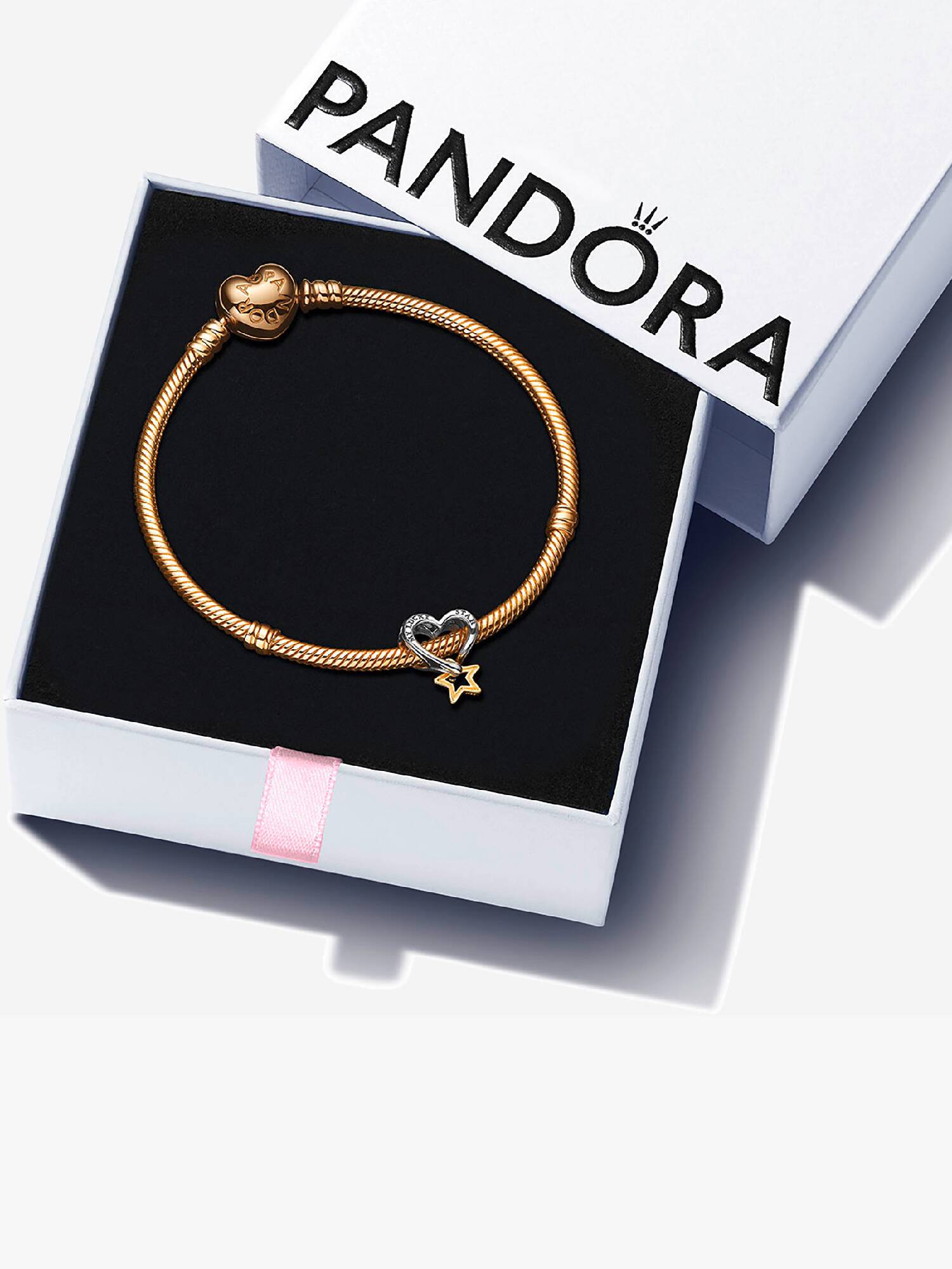 Lucky Star & Heart Bracelet Set