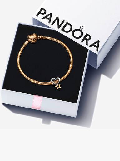 Lucky Star & Heart Bracelet Set