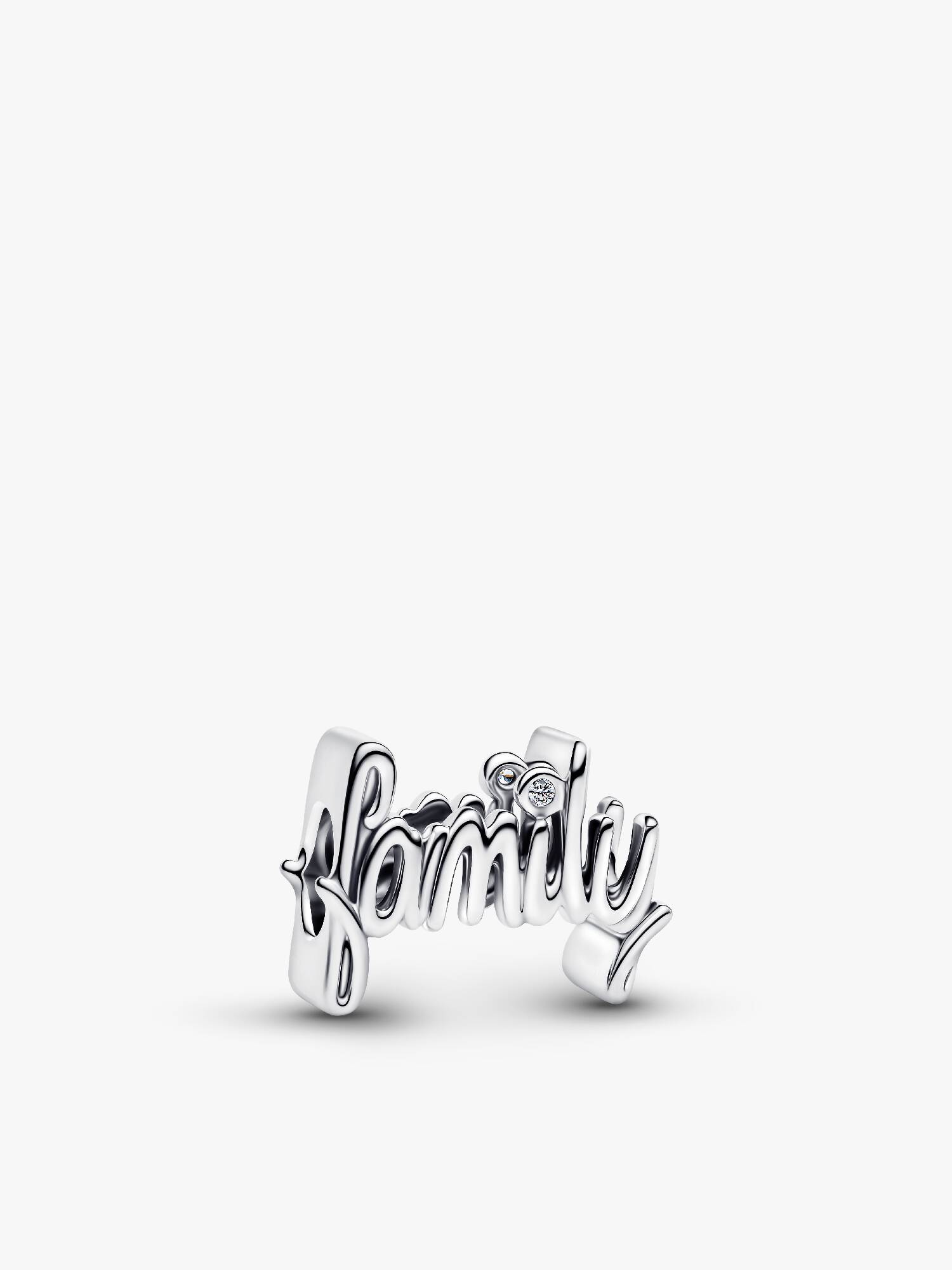 手寫體「Family」字樣串飾