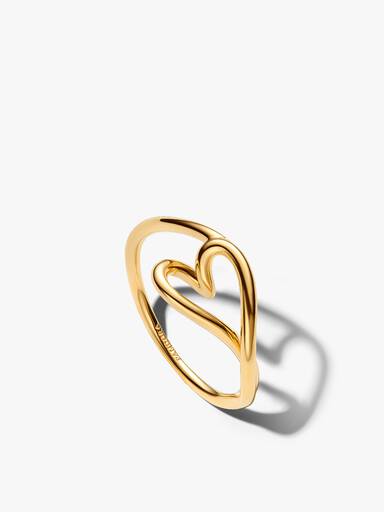ESSENCE Shaped Heart Small Couple Ring Set