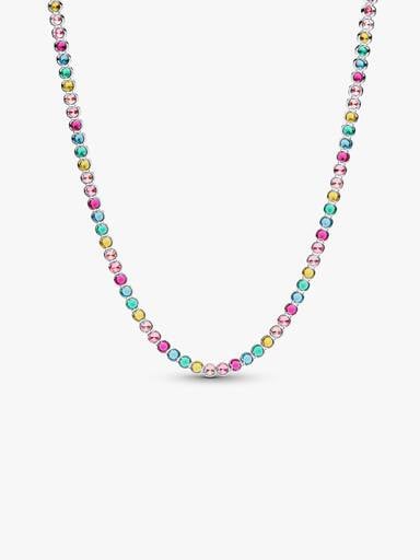Rainbow Tennis Necklace
