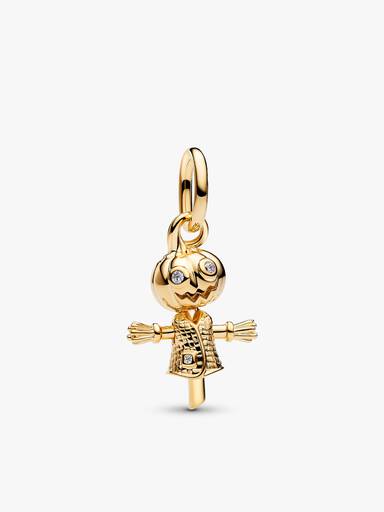 Halloween Scarecrow Charm & Bracelet Set