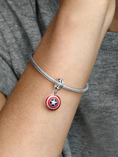 Marvel 復仇者聯盟美國隊長盾牌吊飾