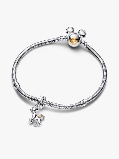 Disney 100th Anniversary Simba 0.009 ct tw Lab-created Diamond Dangle Charm