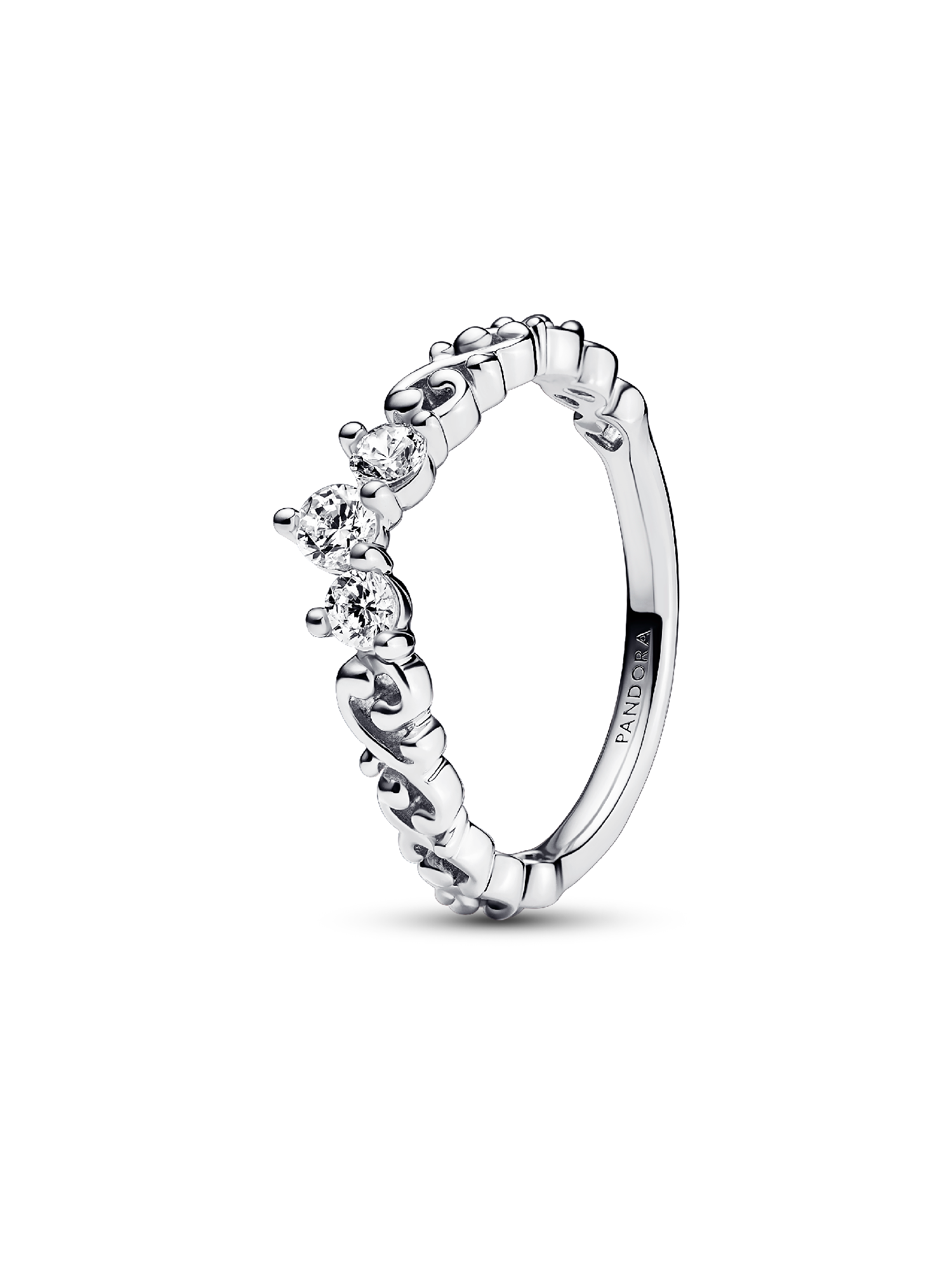 Regal Swirl Tiara Ring