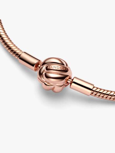 Pandora Moments Love Knot Snake Chain Bracelet