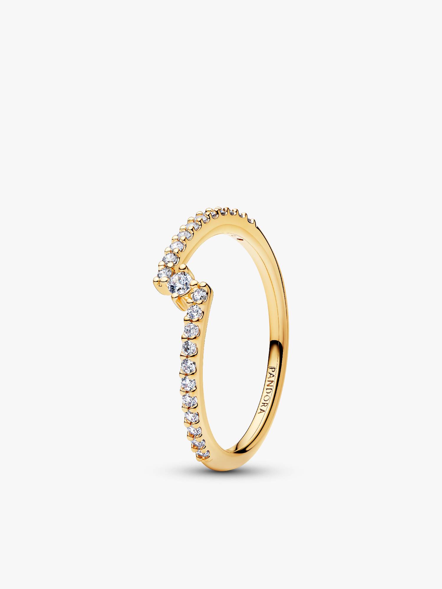 Sparkling Split Pavé Ring
