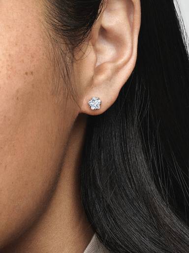 Celestial Sparkling Star Stud Earrings