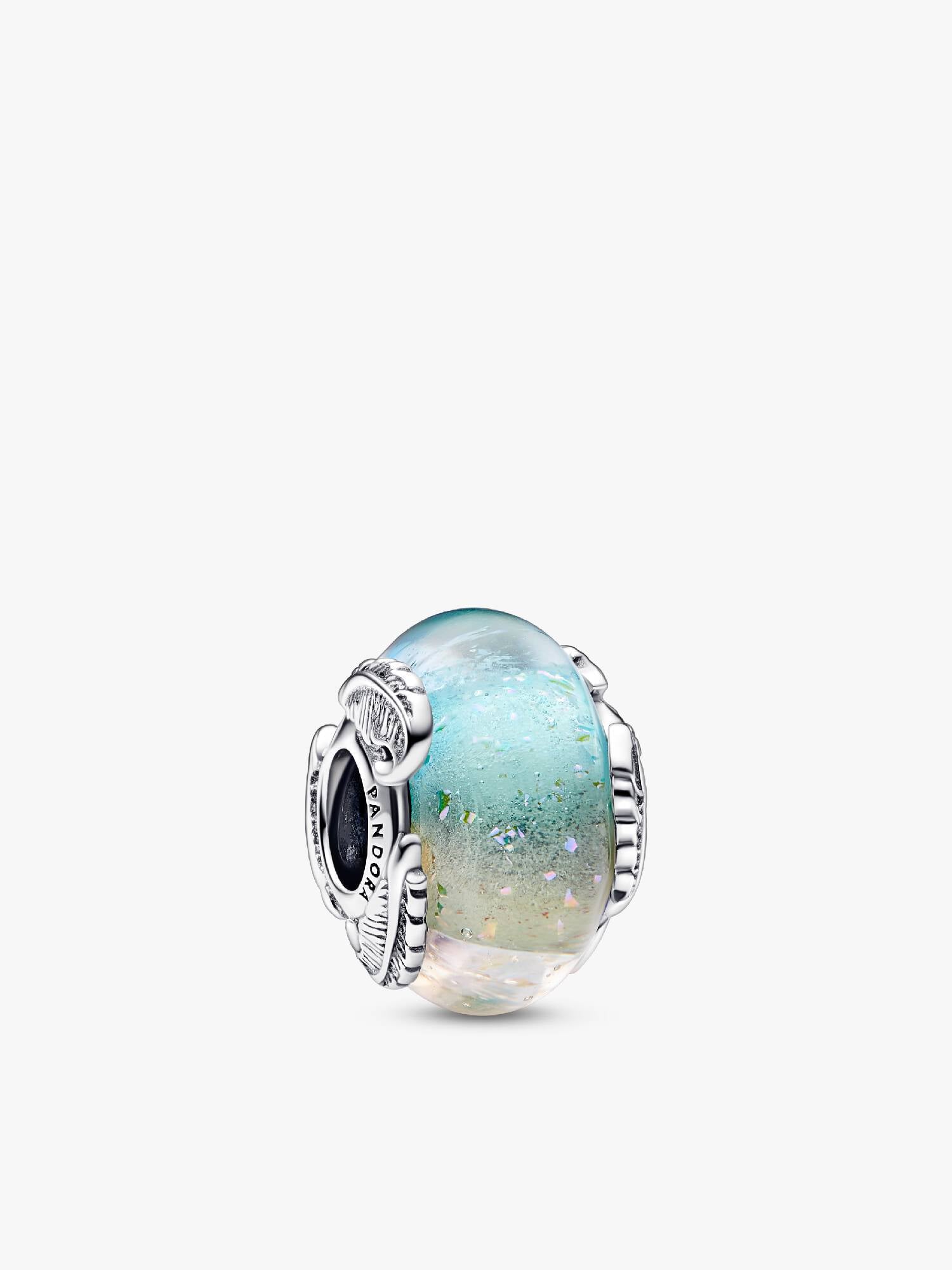 彩色 Murano 琉璃弧形羽毛串飾