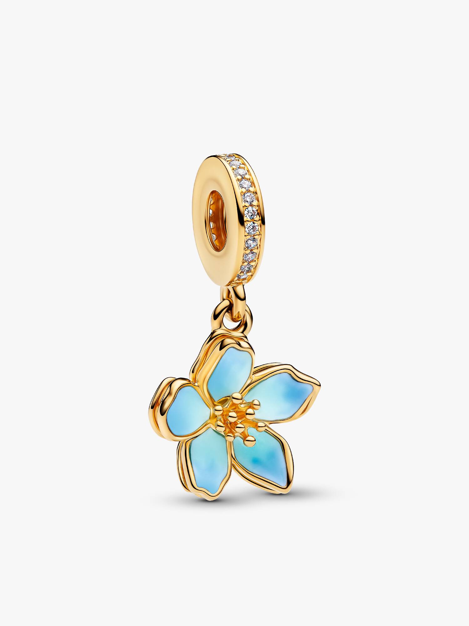 Blue Blossom Dangle Charm