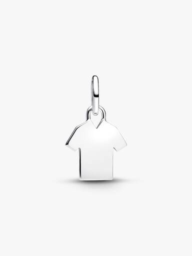 Engravable Soccer Shirt Dangle Charm