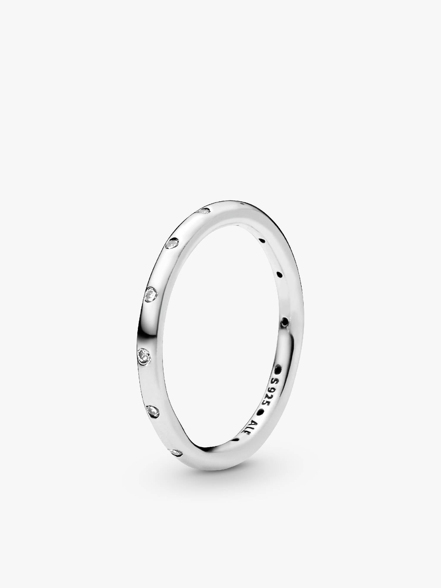 Simple Sparkling Band Ring