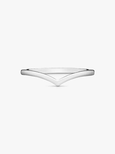 Polished Wishbone Ring