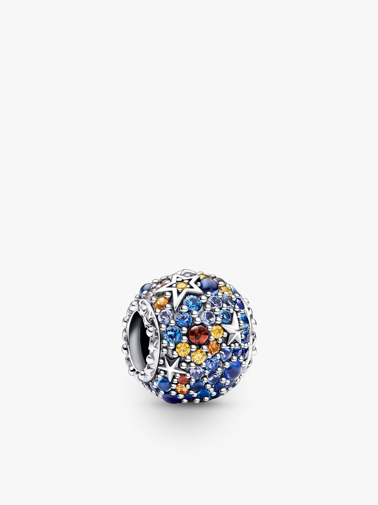 Planet Mercury & Stars Sparkling Charm