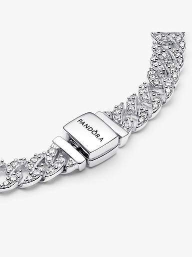 Pandora Timeless Pavé Cuban Chain Bracelet