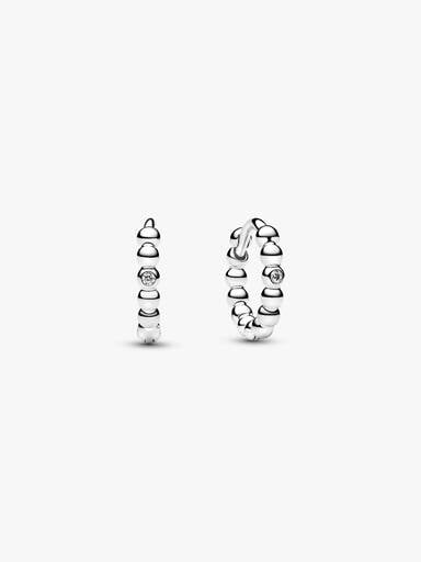 Beaded Huggie Earrings