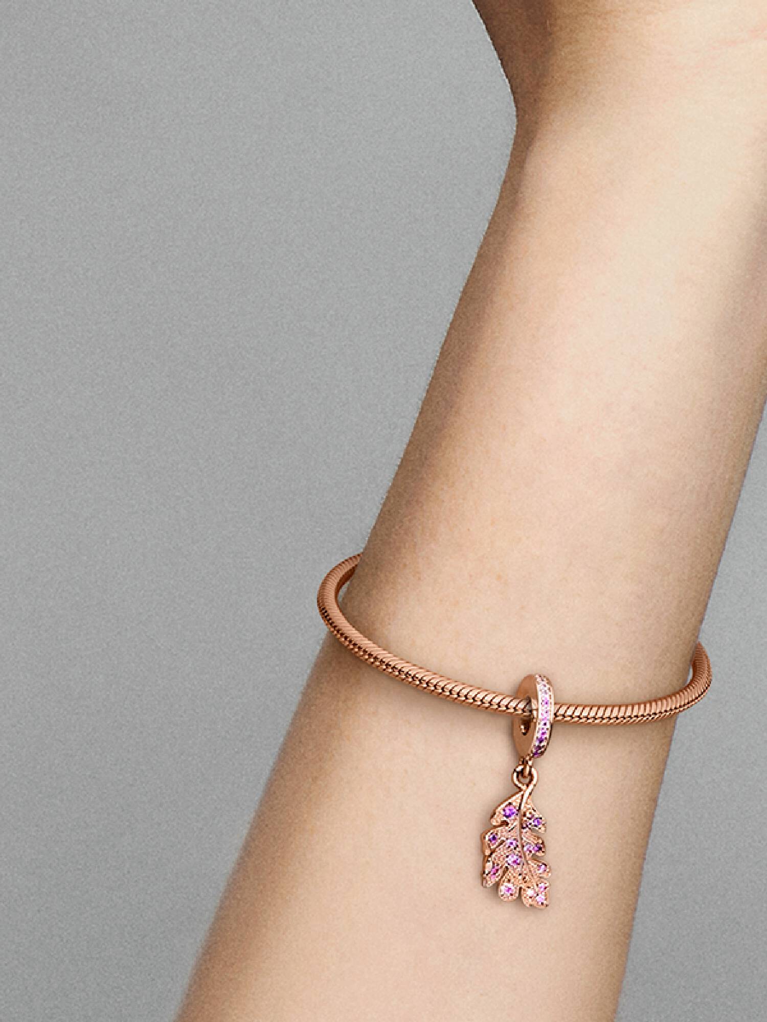 Oak Leaf Dangle Charm