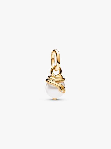 Snake Pearlescent Mini Dangle Charm