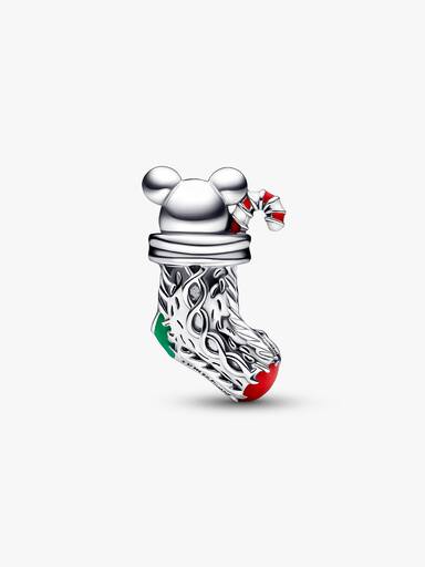 Festive Mouse & Stocking Charm