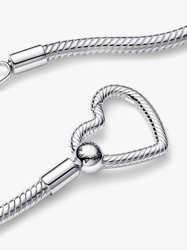 Heart Closure Snake Chain Necklace