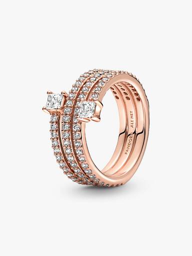 Triple Spiral Ring