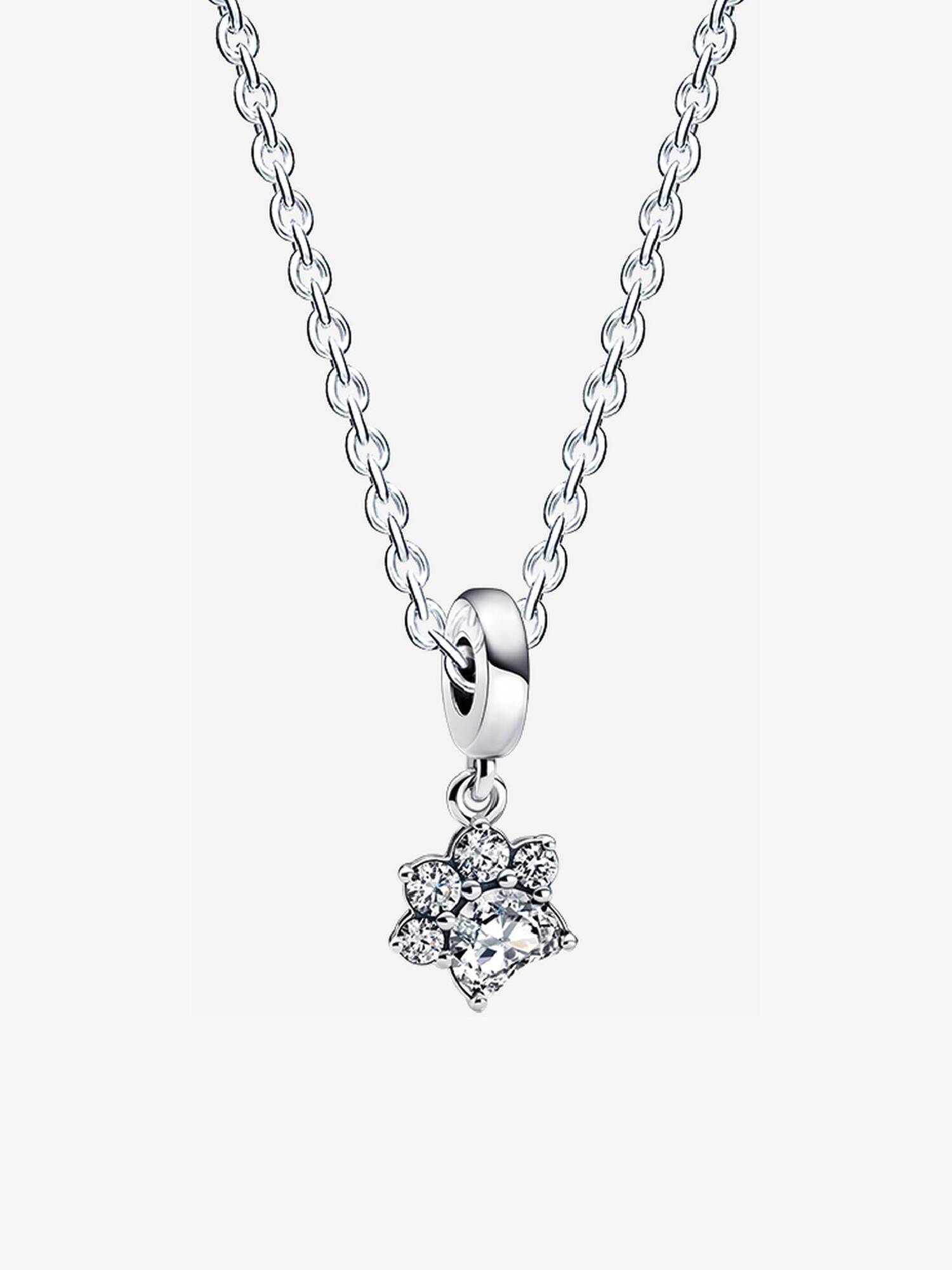 Sparkling Pet Paw Print Necklace set