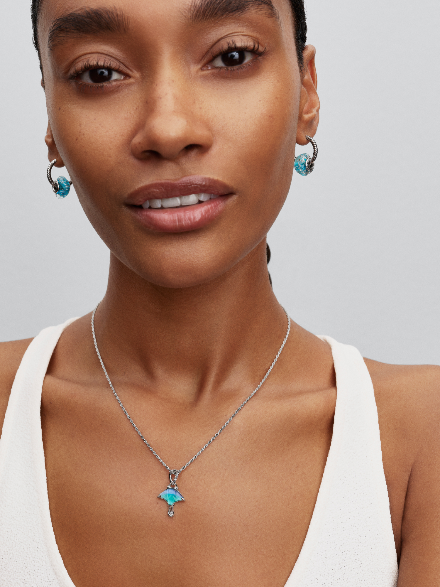 Manta Ray Dangle Charm | Sterling silver | Pandora HK
