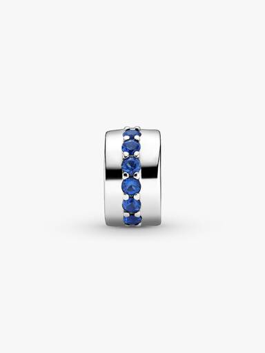 Blue Sparkle Clip Charm